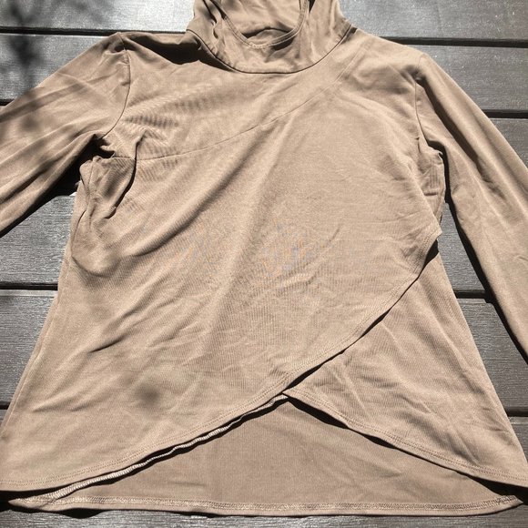 Patagonia Brown Fitted Shirt with Hood - Picture 1 of 10